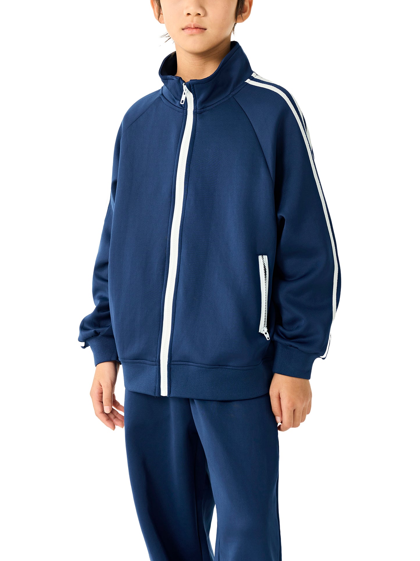 NIVÉ KIDS’ Contrast Tape Coach Jacket SET