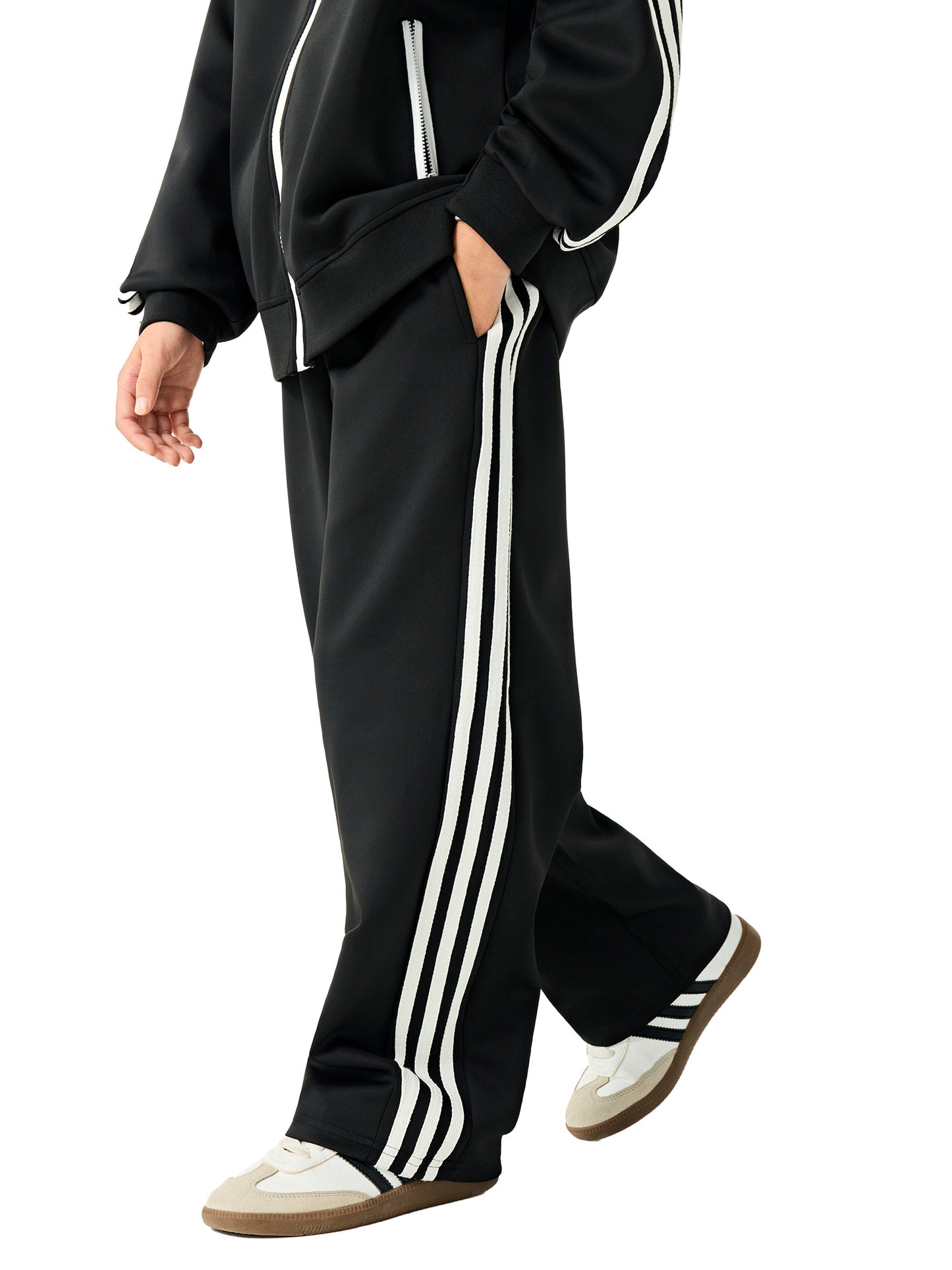 NIVÉ KIDS’ Contrast Tape Sweatpants SET