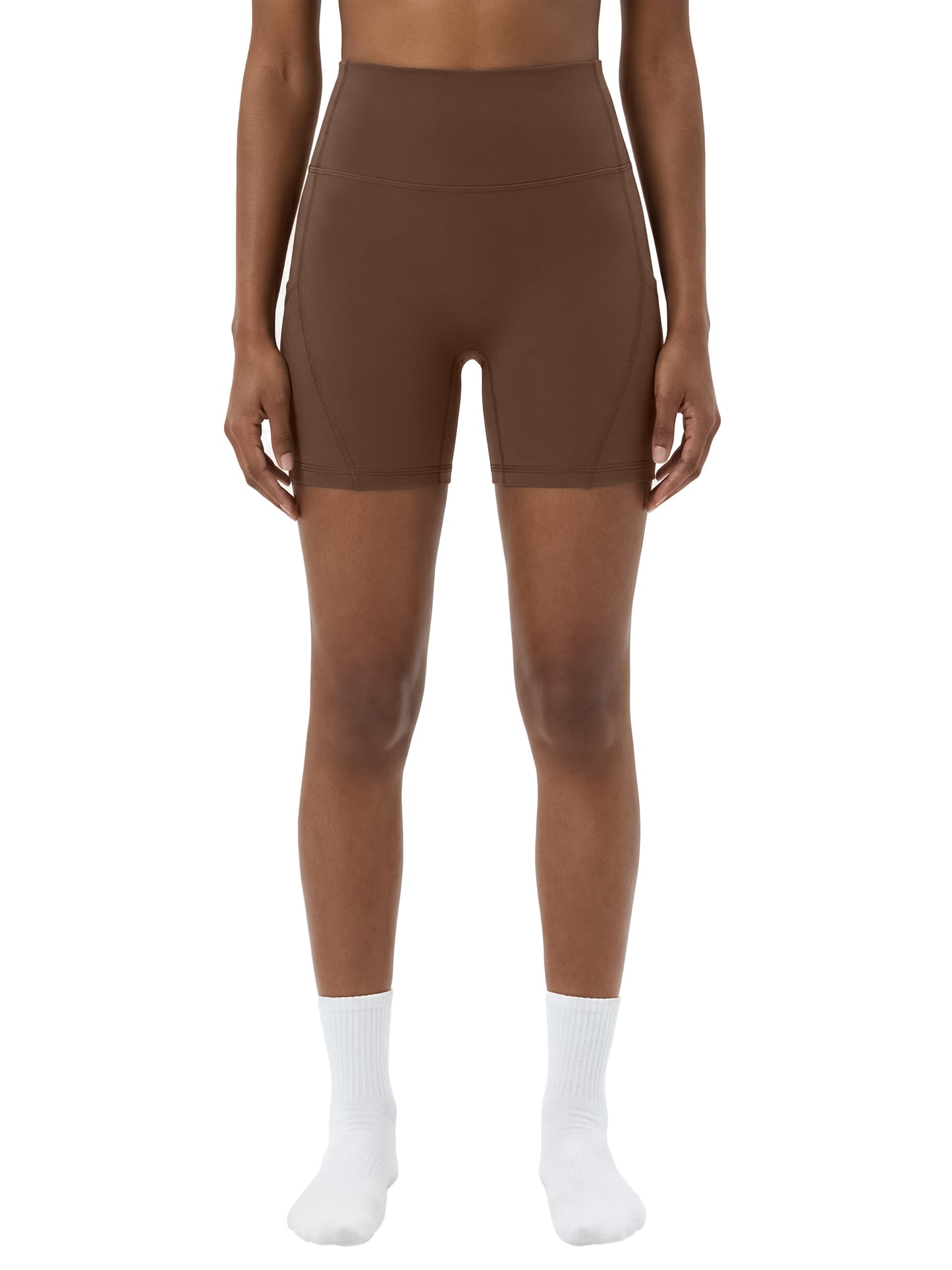 NIVÉ ATHLETICS Women's High-Waisted Pocket Biker Shorts