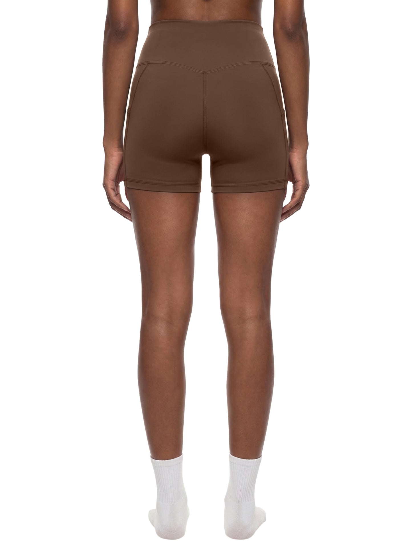 NIVÉ ATHLETICS Women's High-Waisted Pocket Biker Shorts